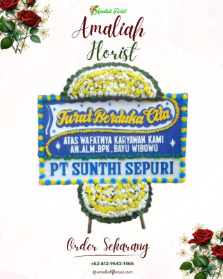 Papan Bunga Duka di Rimbo Bujang