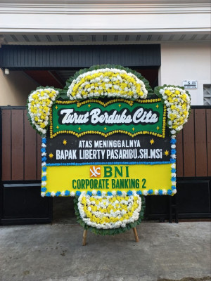 Papan Bunga Duka di Rimbo Bujang