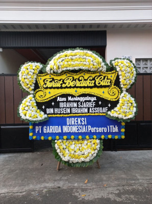 Papan Bunga Duka di Rimbo Bujang