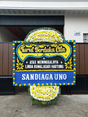 Papan Bunga Duka di Rimbo Bujang